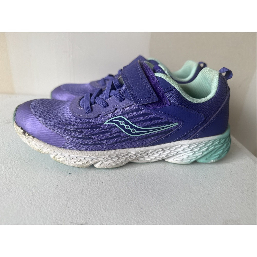 Saucony Kids Purple Wind Alternative Closure Sneakers Size 4.5